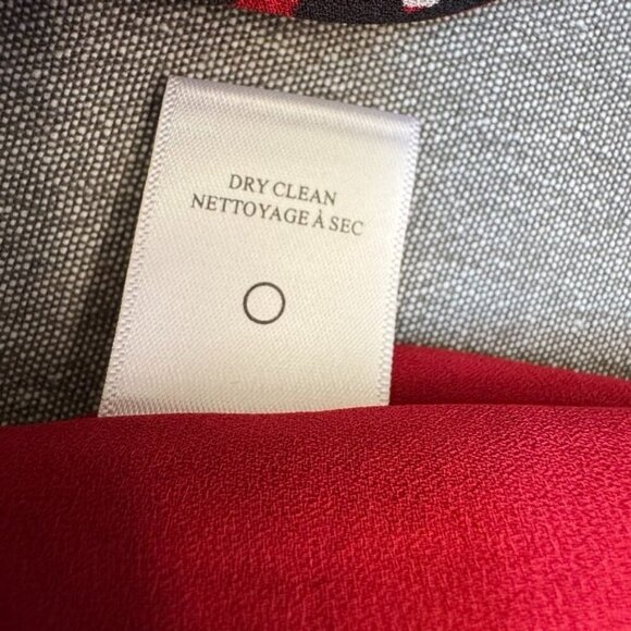 A.L.C. Michaela 100% Silk Red Cheetah Print Ballon Sleeve True Wrap Mini Dress - Picture 16 of 17